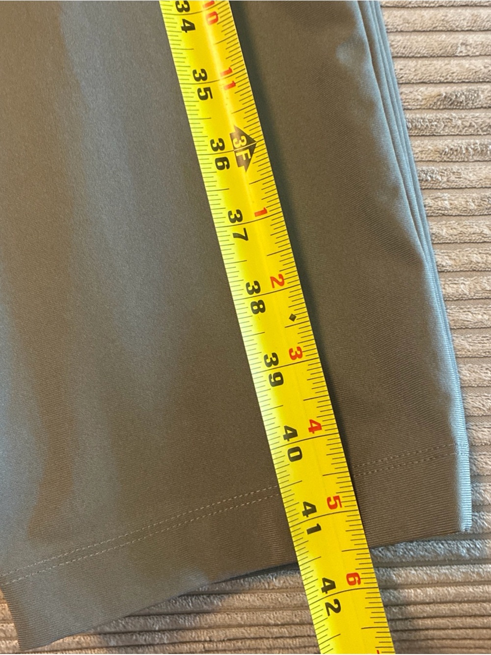 Lululemon Mens 35x33 ABC Pant Classic Fit Green 5 Pocket Chino - Picture 9 of 9